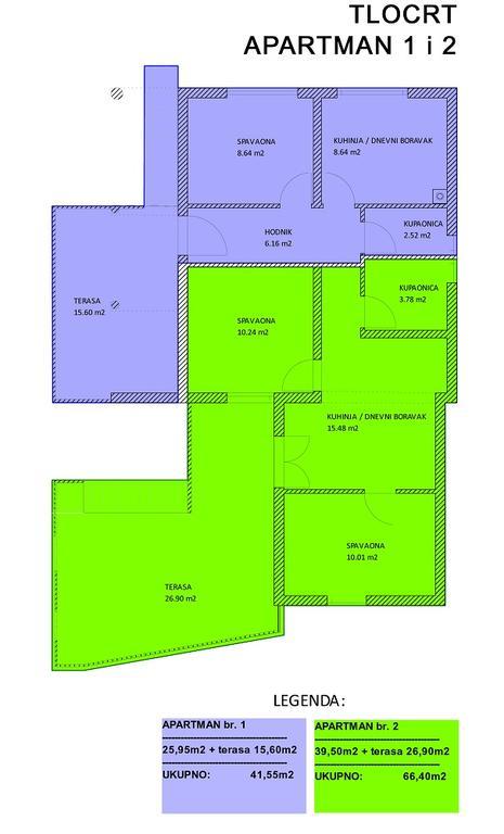 Apartments Mas-Rafaj Vir Zewnętrze zdjęcie